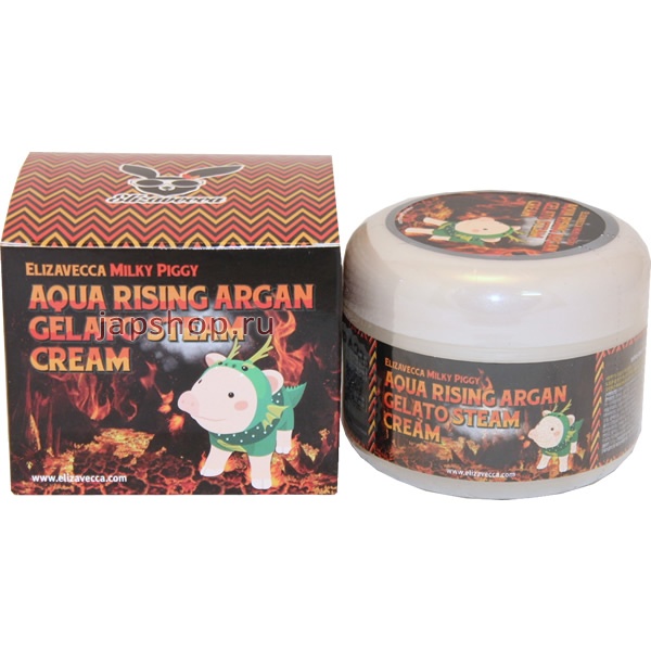    , 750147 Elizavecca Aqua Rising Argan Gelato Steam Cream     , 100 