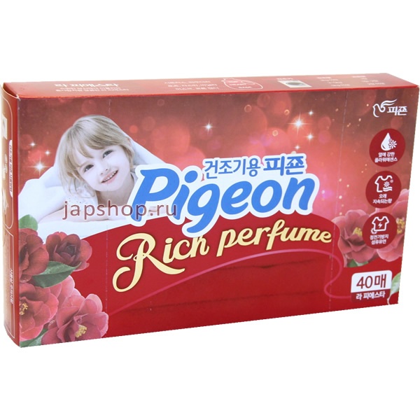   , 883330 Pigeon Rich Perfume Dryer Sheet    ,     ,  , 40 