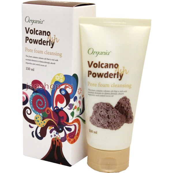   (  ), 452495 Organia Volkano Powderly Pore Foam Cleansing,       , 150 .