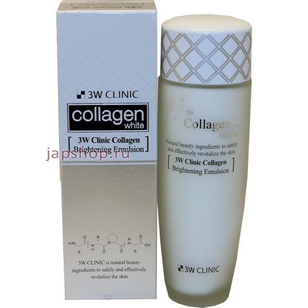 , , , 083136 3W Clinic Collagen Whitening Brightening Emulsion     , , 150 