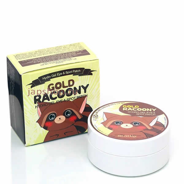     , 999215 Gold Racoony Hydrogel Mask Pack           , 60  + 30     