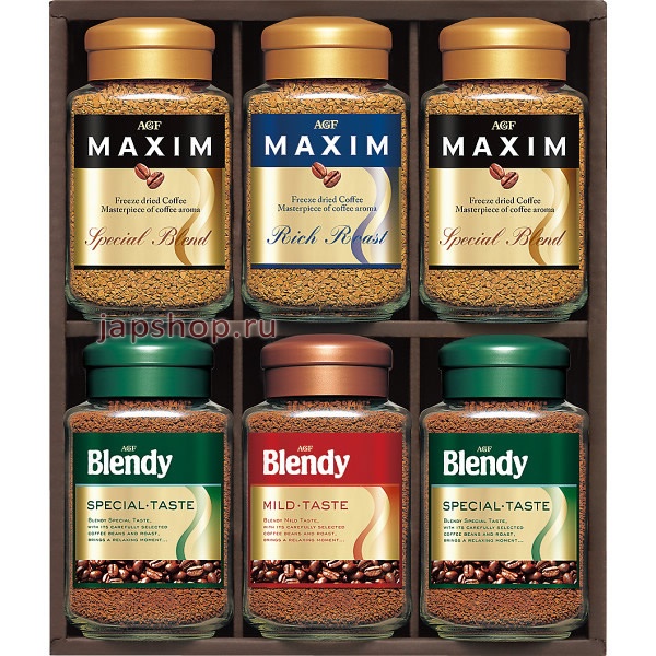 , 284494 AGF   : Maxim Special Blend 65  (2 ), Maxim Rich Roast 65 , Blandy Special Taste 70  (2 ), Blandy Mild taste 70 