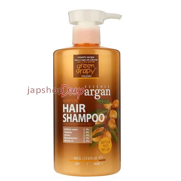      , 510328 GreenGrapy Deep Argan Moisture + Hair Shampoo      -   +    , 500 .