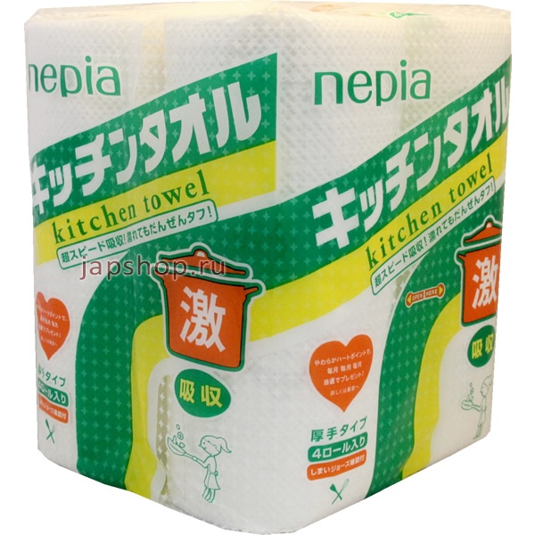  , 332000  , Nepia Super Absorb Kitchen Towel Dobble, 50 , 4 
