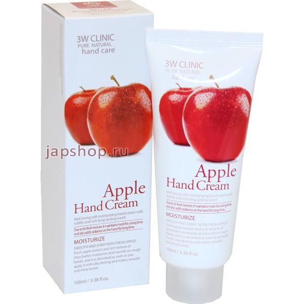 ,   , 575431 3W Clinic Apple Hand Cream   ,    , 100 .