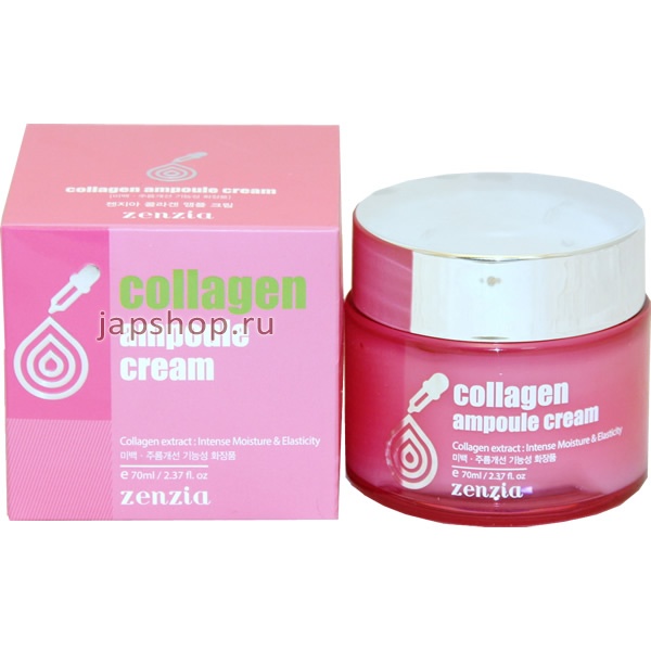    , 030386 Zenzia Collagen Ampoule Cream   , 70 