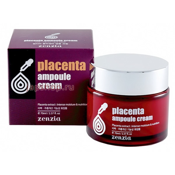    , 030393 Zenzia Placenta Ampoule Cream   , 70 